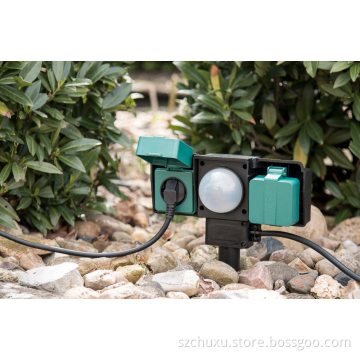 Garden Socket with Dawn Sensor